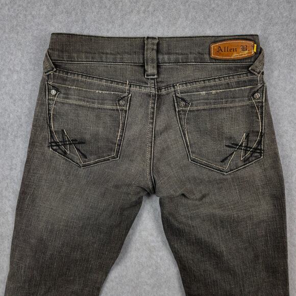 Allen B. by Allen Schwartz Jeans Womens Size 27 Cropped Gray Wash Cuffed Hem - Picture 7 of 16